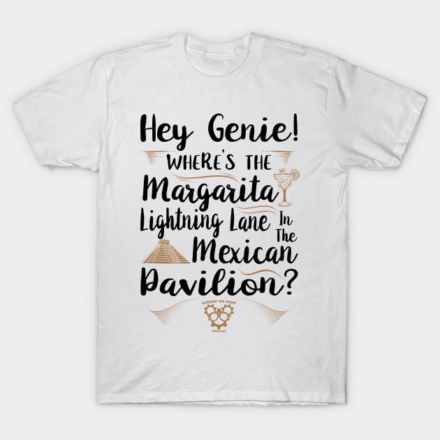 Black Margarita Lightning Lane T-Shirt by Geekin' On WDW